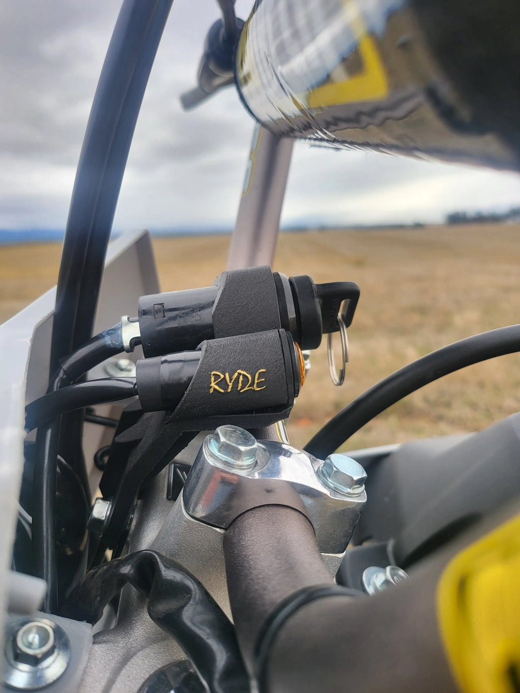 2019+ Honda CRF 110 key relocation mount